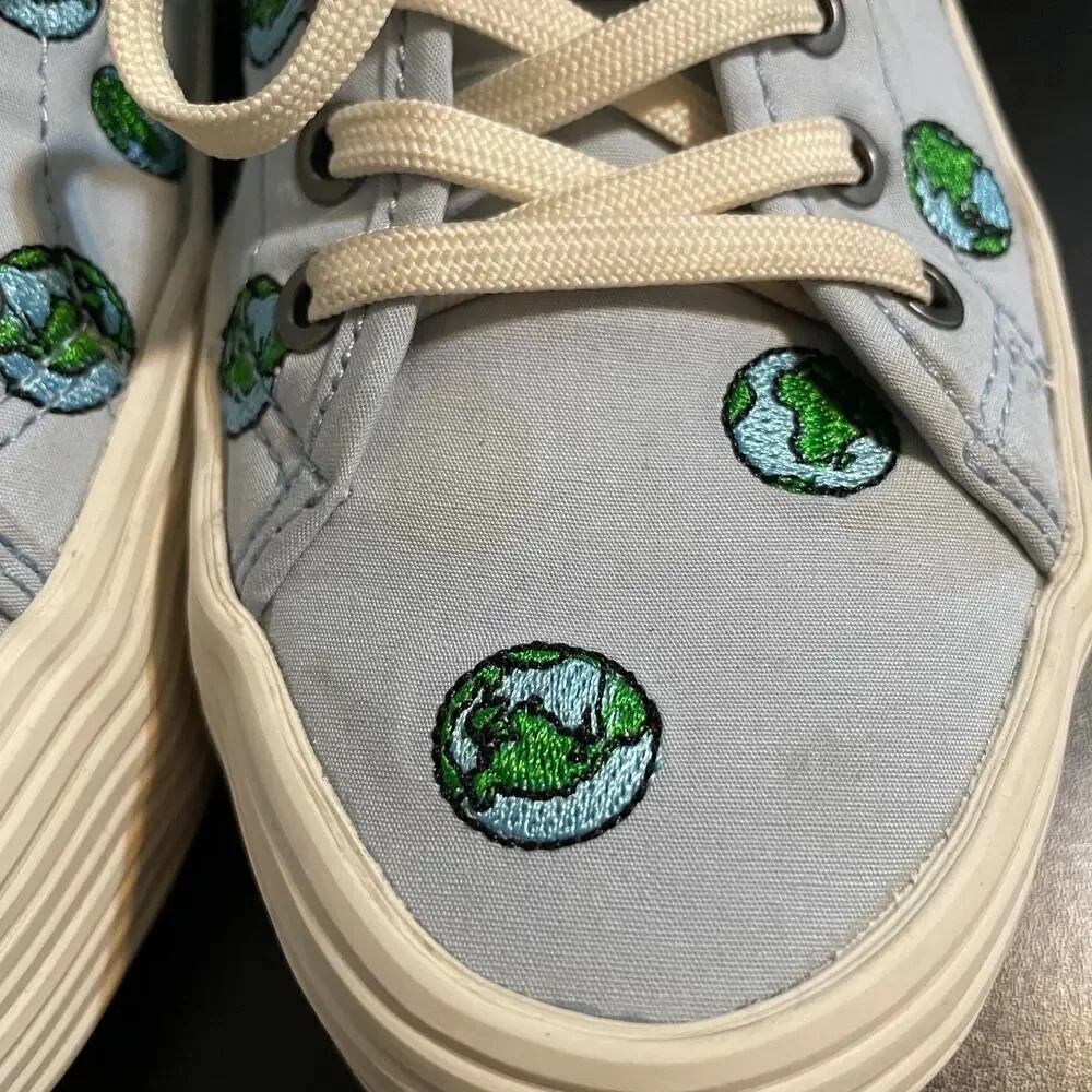 SeaVees Blue Mist Earth Monterey Platform Sneakers Size 5